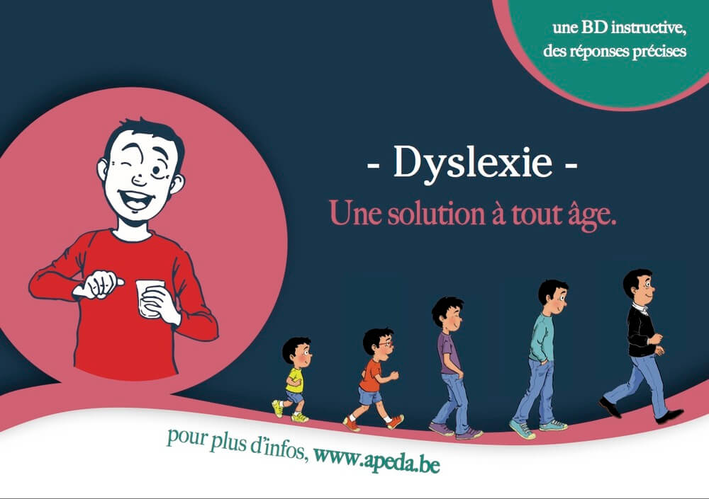 Couverture de la BD « Dyslexie, une solution à tout âge »