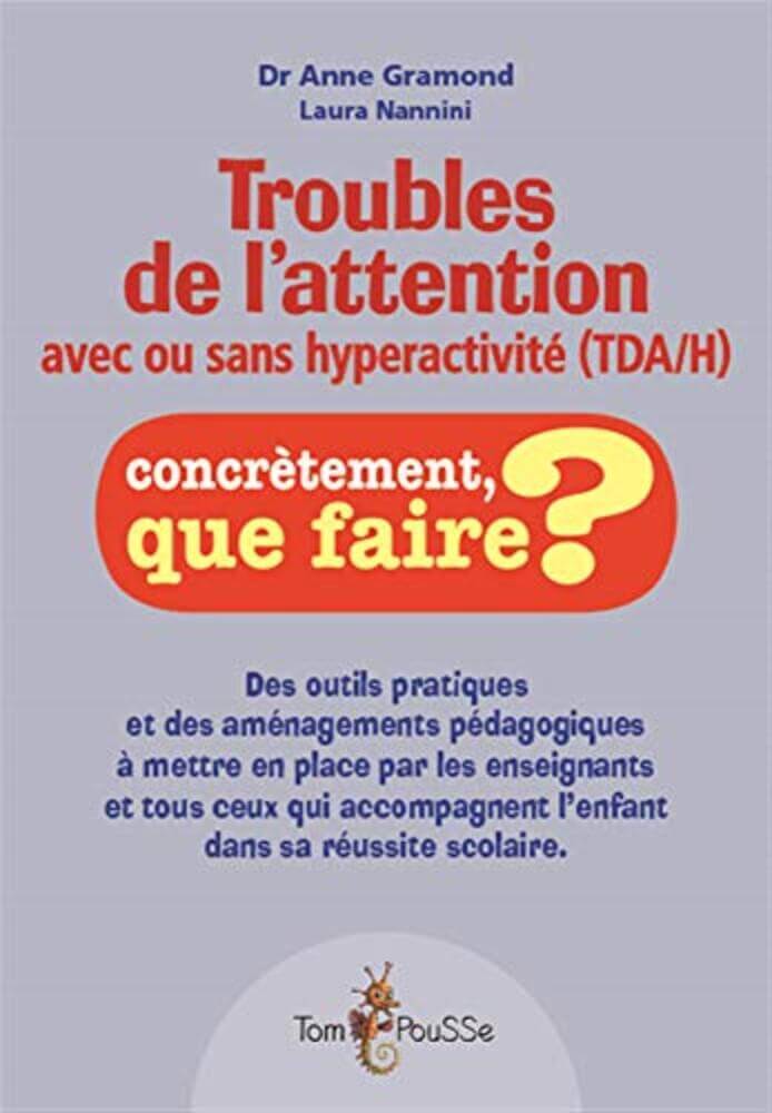Couverture du livre « Troubles de l’attention avec ou sans hyperactivité (TDA/H) »
