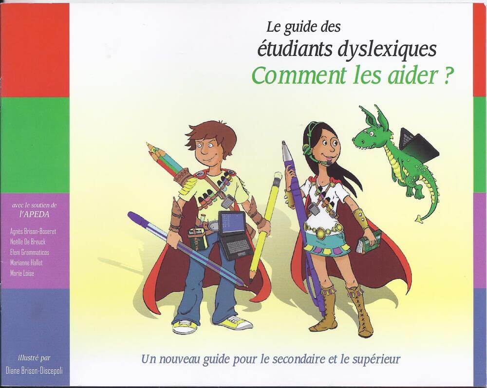 Couverture du « Guide des étudiants dyslexiques »