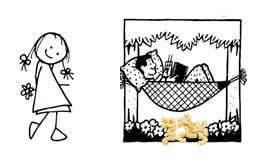 Ou… « Annie a …pâtes sous Pierre. »