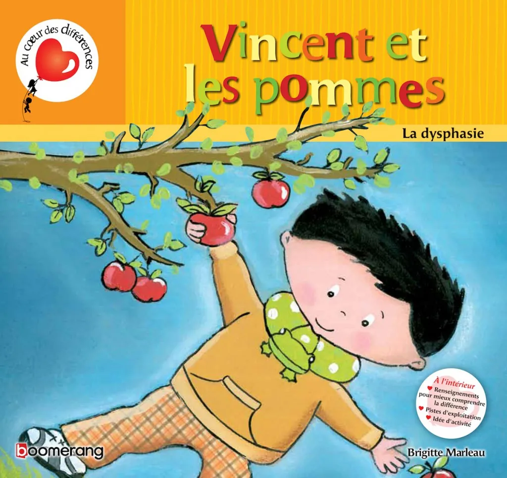 Couverture du livre « Vincent et les pommes »